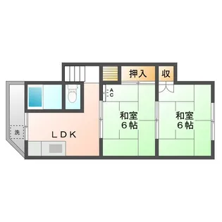 ホワイトハウス【2階】の間取り