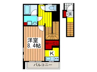 ルミネエクセレントレジデンス【2階】の間取り