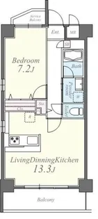 Bon Soleil(ボンソレイユ)【2階】の間取り