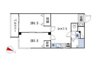 メゾン三貴【2階】の間取り