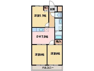 第7水野マンション【4階】の間取り