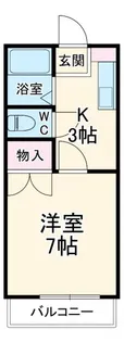 セントラルハイムC棟【4階】の間取り