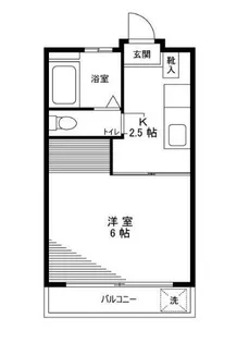坂巻ビル【2階】の間取り