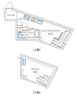 Fika代々木上原【1階】の間取り