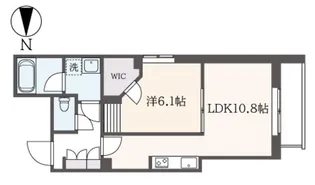 アリスティオ明大前【2階】の間取り