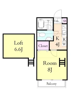 サンヴィアーレ松飛台【1階】の間取り