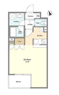 ヒルトップ北沢【4階】の間取り