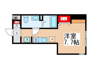 MDM千駄ヶ谷EAST【3階】の間取り