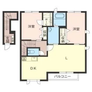 ボーテヴィラージュI番館【2階】の間取り