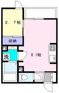 パワーズ・レジデンス三鷹【1階】の間取り