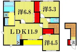なんてんの郷 II【2階】の間取り