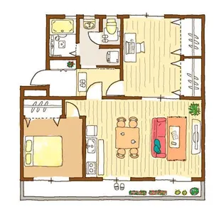 TAKE-UPVI【1階】の間取り