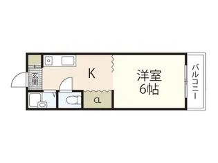 コーポ若葉【3階】の間取り