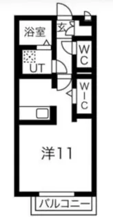 ル・トレゼア【1階】の間取り