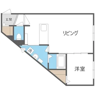レブニーズ ザ・レジデンス 月寒中央【2階】の間取り