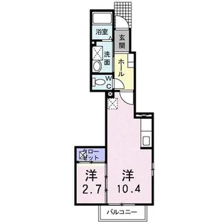 ラ カーサフェリーチェ【1階】の間取り