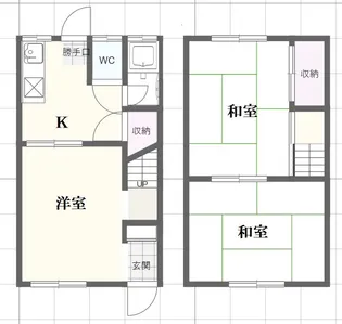 鶴乃苑の間取り