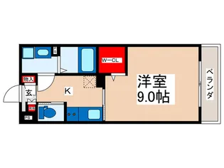 メゾン・シャルール【2階】の間取り