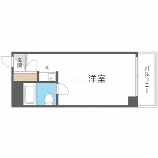 グランシャトー橘【5階】の間取り