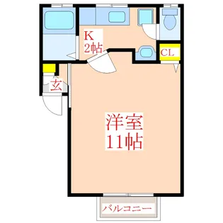 マーベリーハイツ【2階】の間取り
