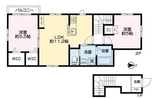 f+sakura【2階】の間取り