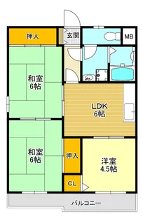 麻野ビル【6階】の間取り