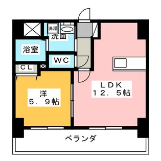 Flos北山王【4階】の間取り