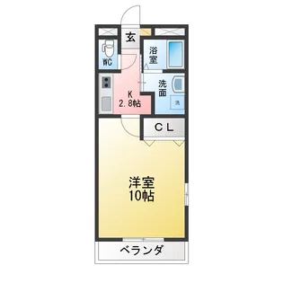 サンハイム上ヶ池【5階】の間取り