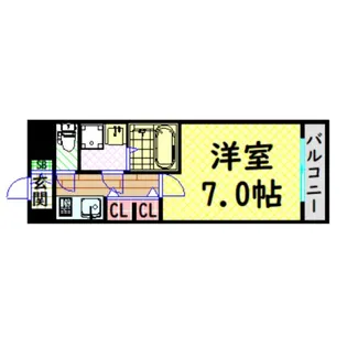 サムティ中之島公園南【5階】の間取り