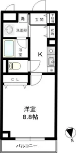 プラティーク海戸【2階】の間取り