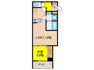 エムライズ兵庫駅前通【2階】の間取り