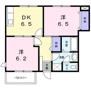 ヴィラ・シエル T【1階】の間取り