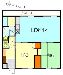 DOマンションB【1階】の間取り