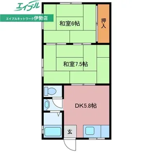 ユーアドリア【3階】の間取り