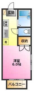 アミティ伊勢【2階】の間取り