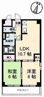ピースマンションMI【2階】の間取り
