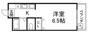 ジュネス美也古パート1【2階】の間取り