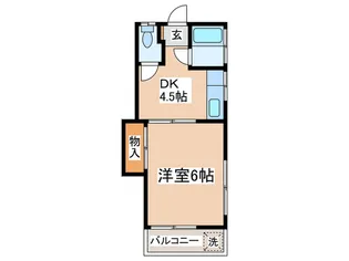 サンエイハイツ【2階】の間取り