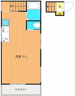 ハウス目黒本町【2階】の間取り