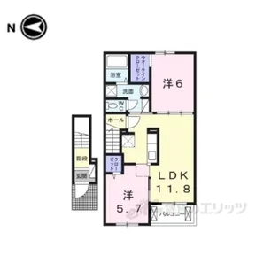 ディアステージ2【2階】の間取り