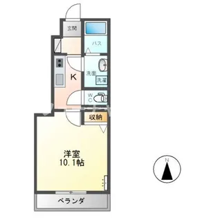 メープルタウン A棟【1階】の間取り