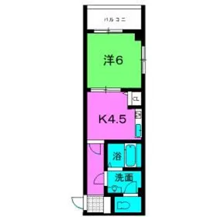 セントエルモ戸越銀座【4階】の間取り