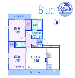 HARANOKI A棟【2階】の間取り