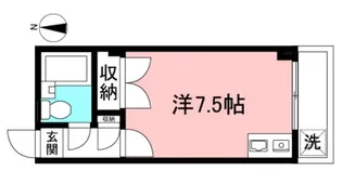 ラックハイツ【4階】の間取り