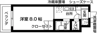 バウスクロス蒲田【9階】の間取り