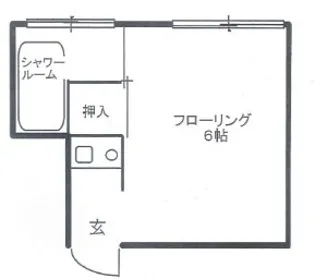 リーグ幡ヶ谷【2階】の間取り