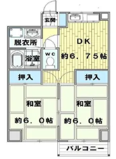 マルハンダイヤモンドマンション【3階】の間取り