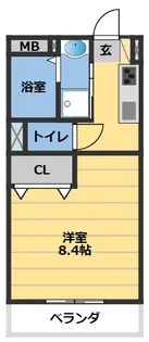 ファインテラス【4階】の間取り