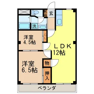 ベル・コリーナ【2階】の間取り