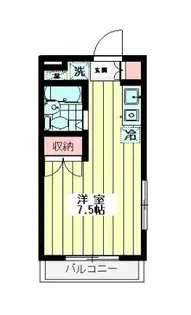 グリーンサイドビル【3階】の間取り